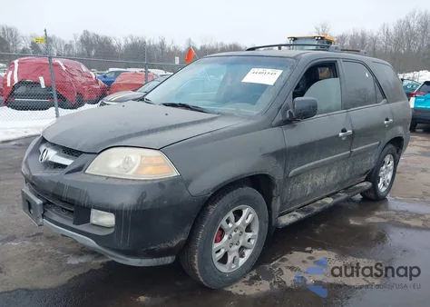 2005 Acura Mdx z USA, uszkodzony, nr VIN 2HNYD18625H508053